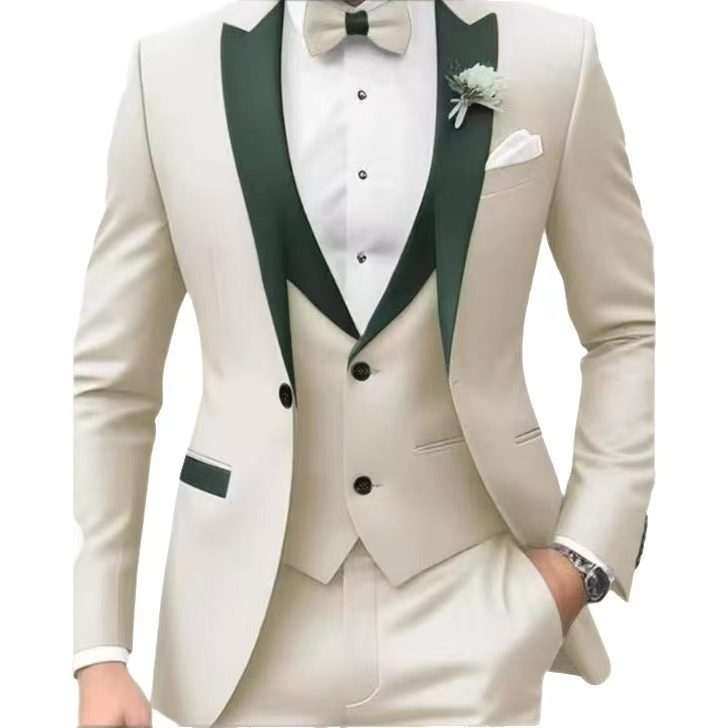 Pack Duo - Lot de 2 Costumes 3 Pièces Homme Slim Fit (Veste, Gilet, Pantalon)⁠